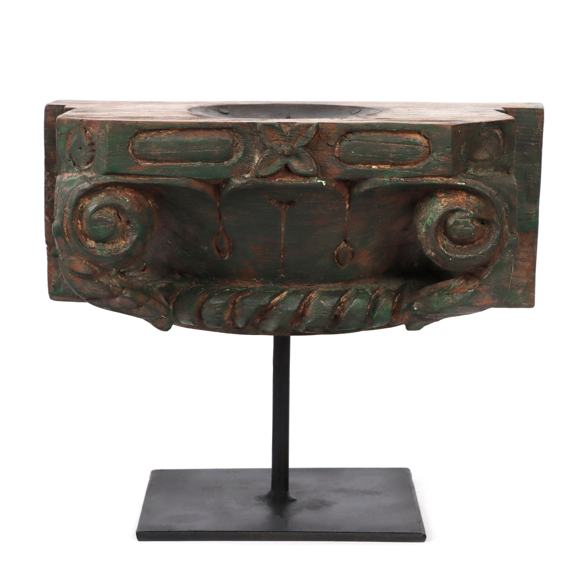 Vintage Carved Candle Stand