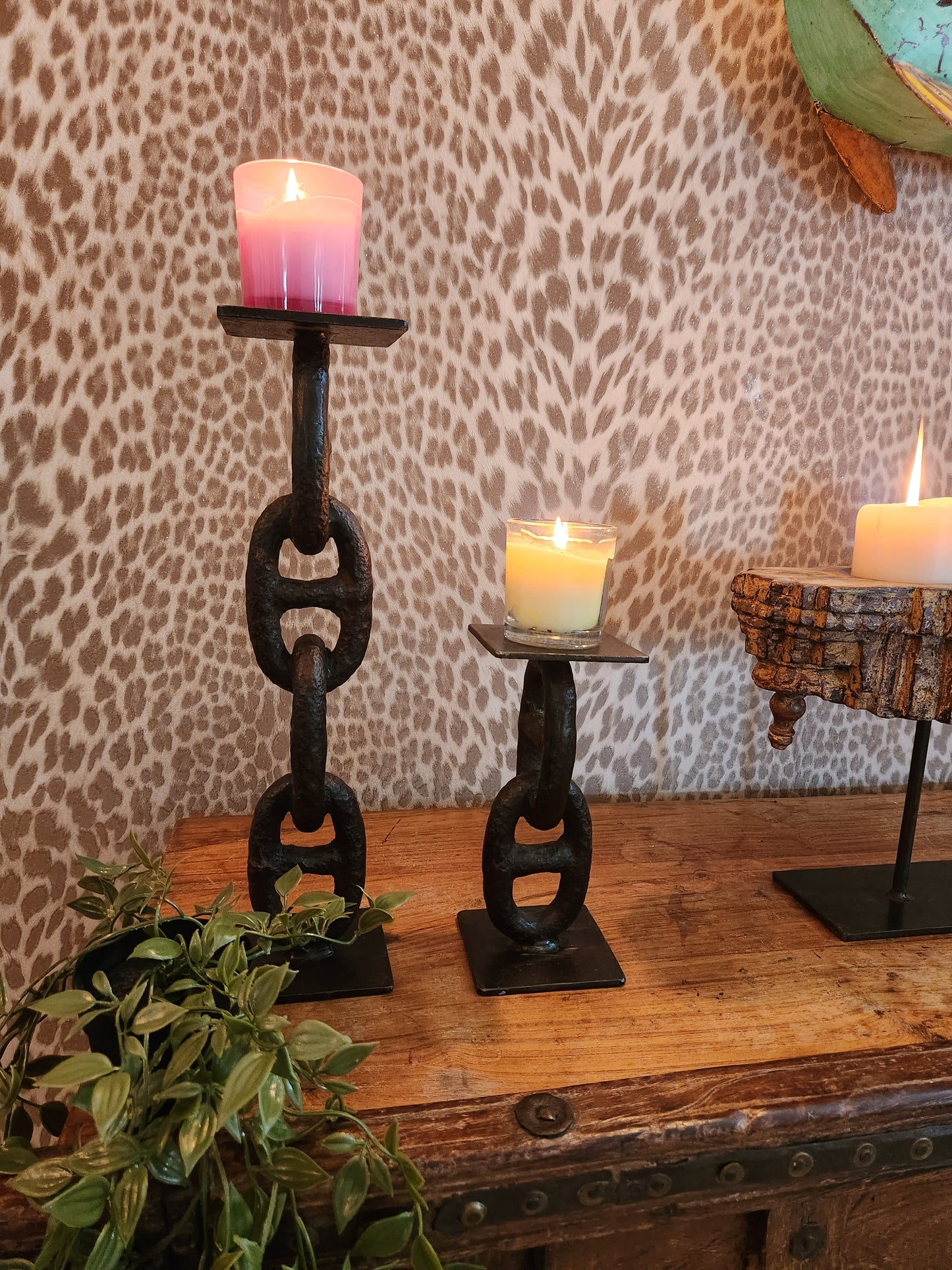 Iron Knot Candle Stand