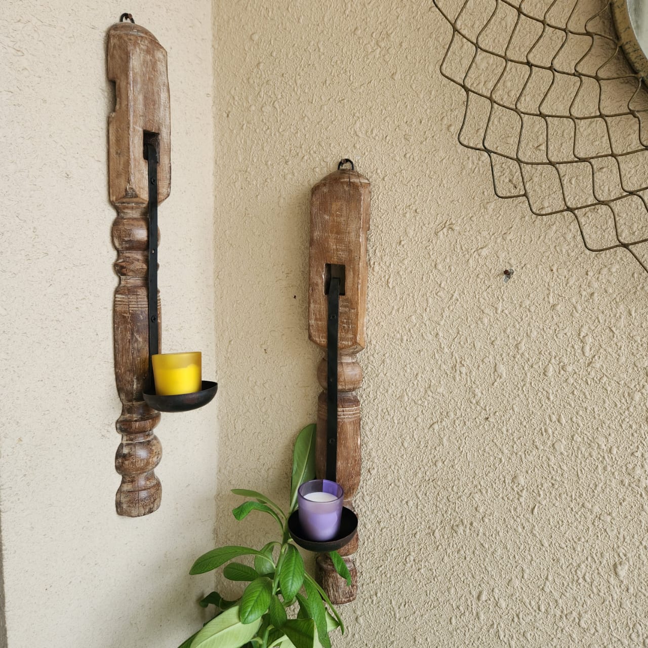Charpai Leg T-Light Holder