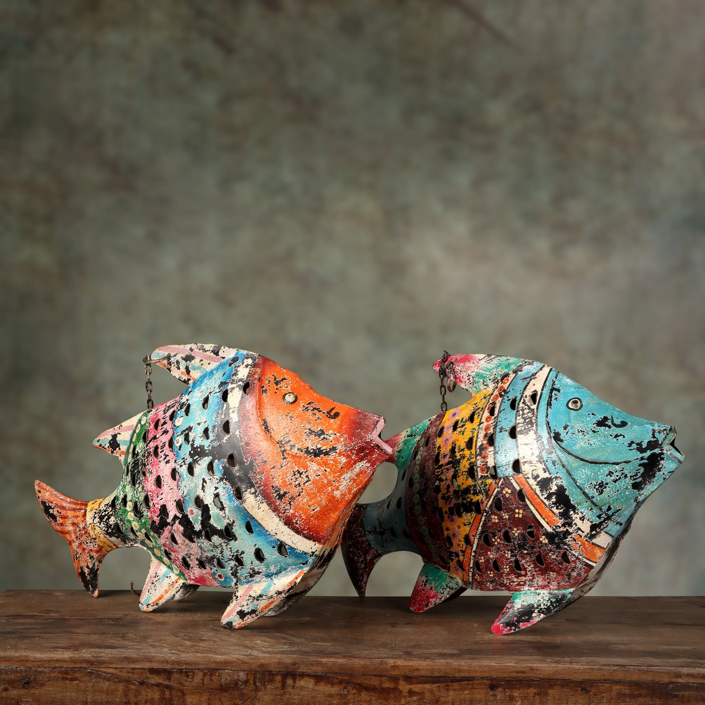 Pendant Fish candle holder