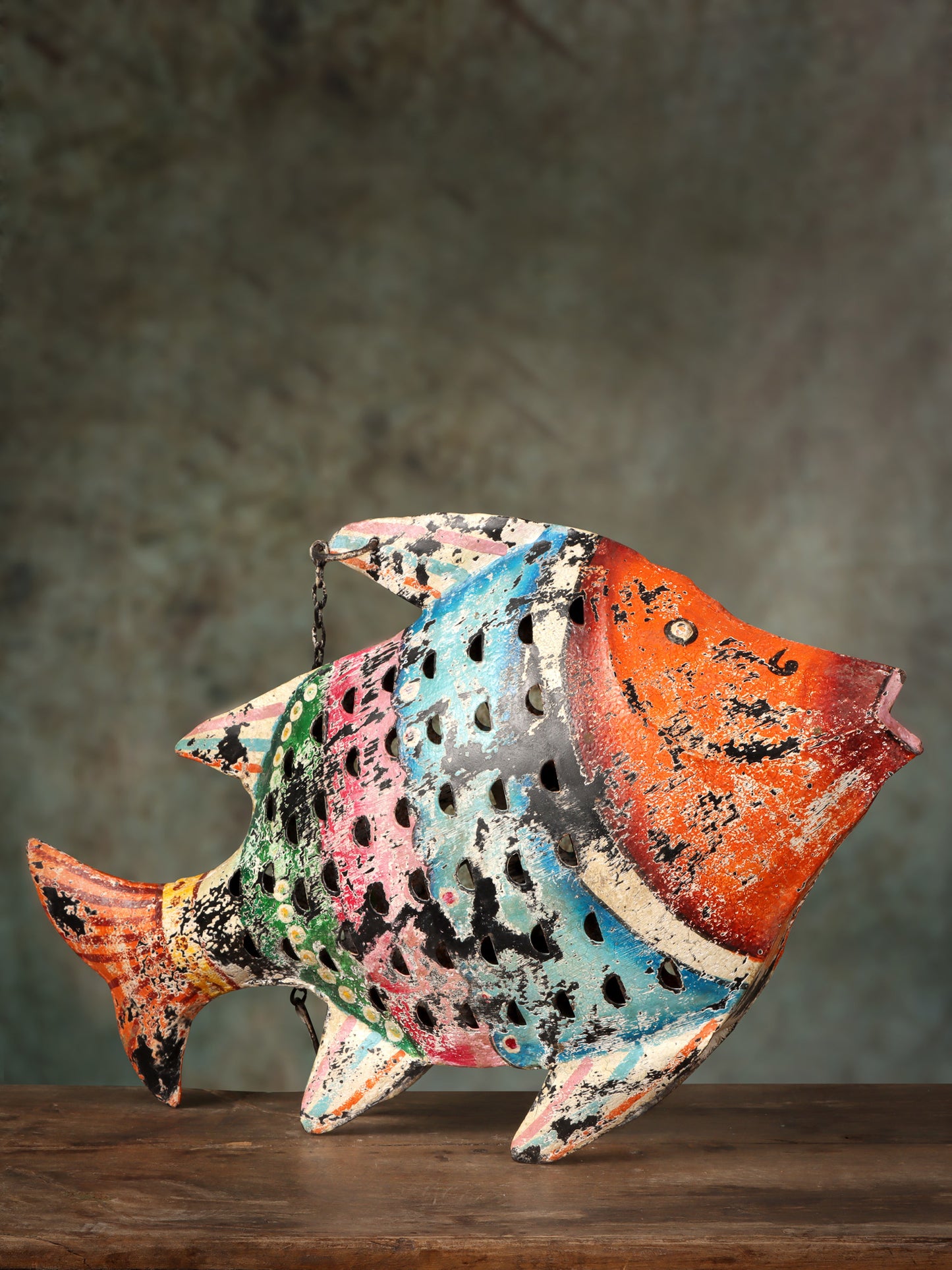 Pendant Fish candle holder