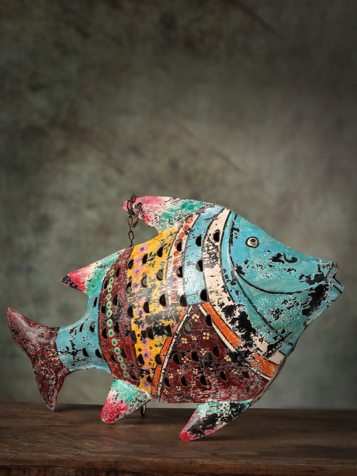 Pendant Fish candle holder