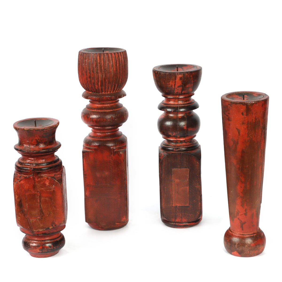 Bedpost candle stand