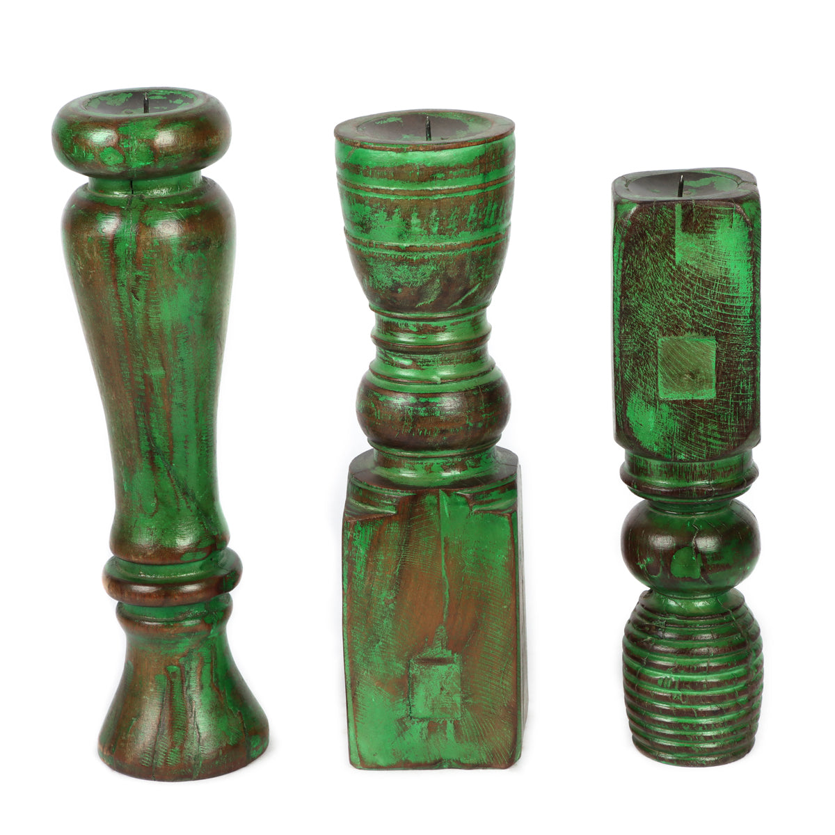 Bedpost candle stand