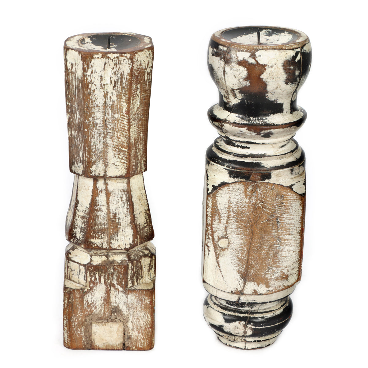 Bedpost candle stand
