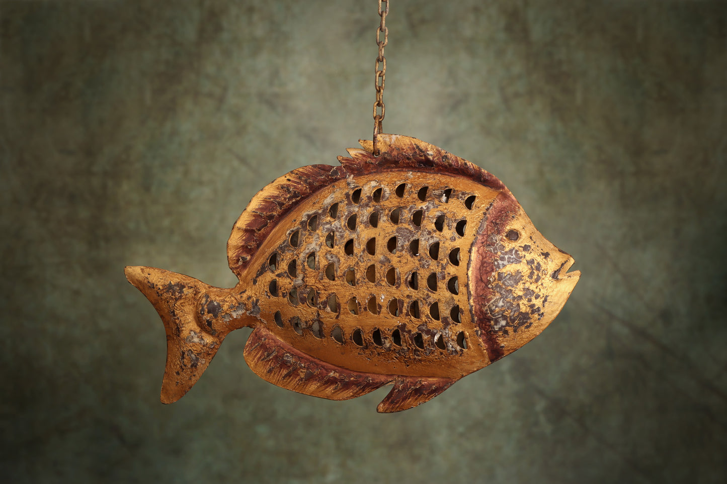 Pendant Fish candle holder