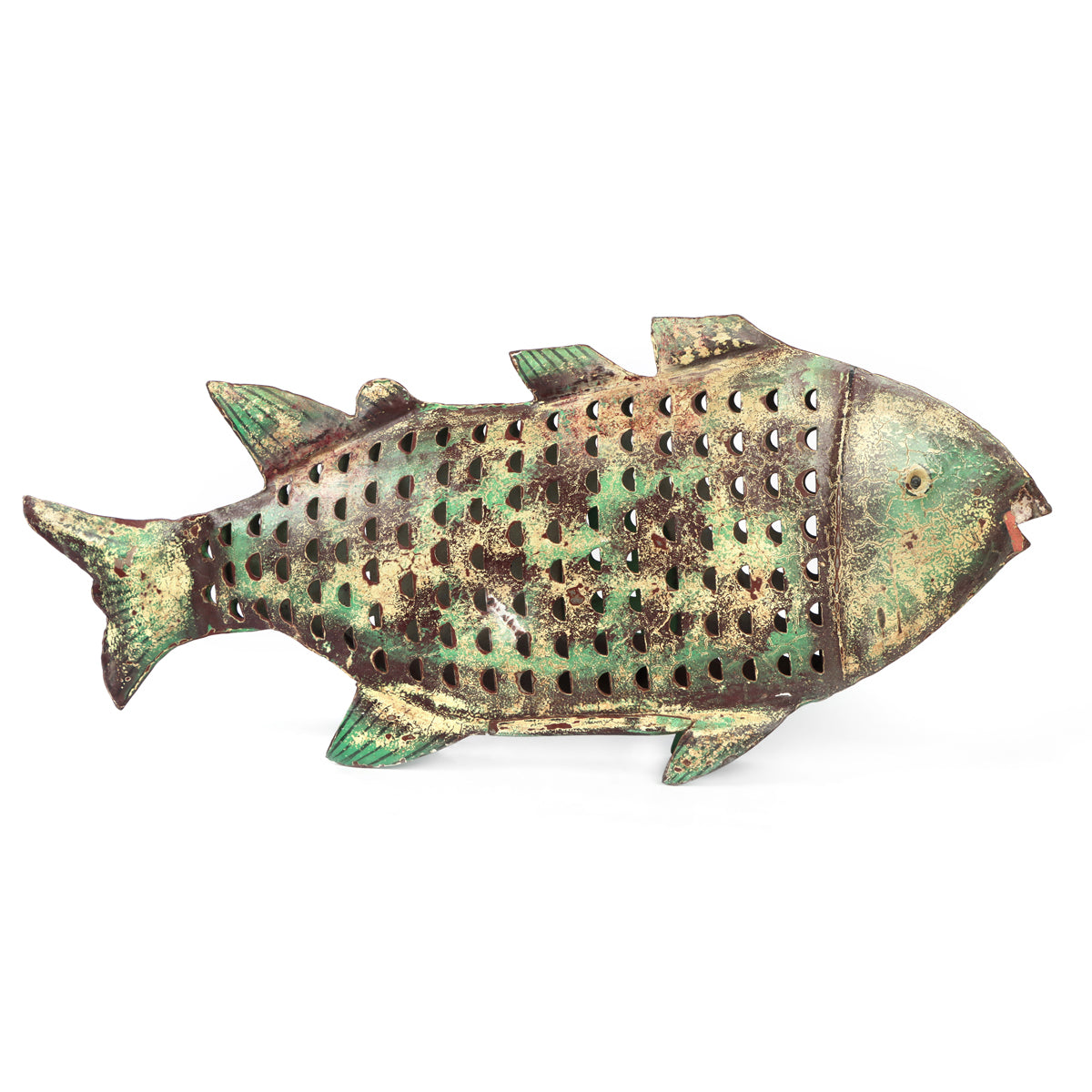 Metal Fish Candle Stand