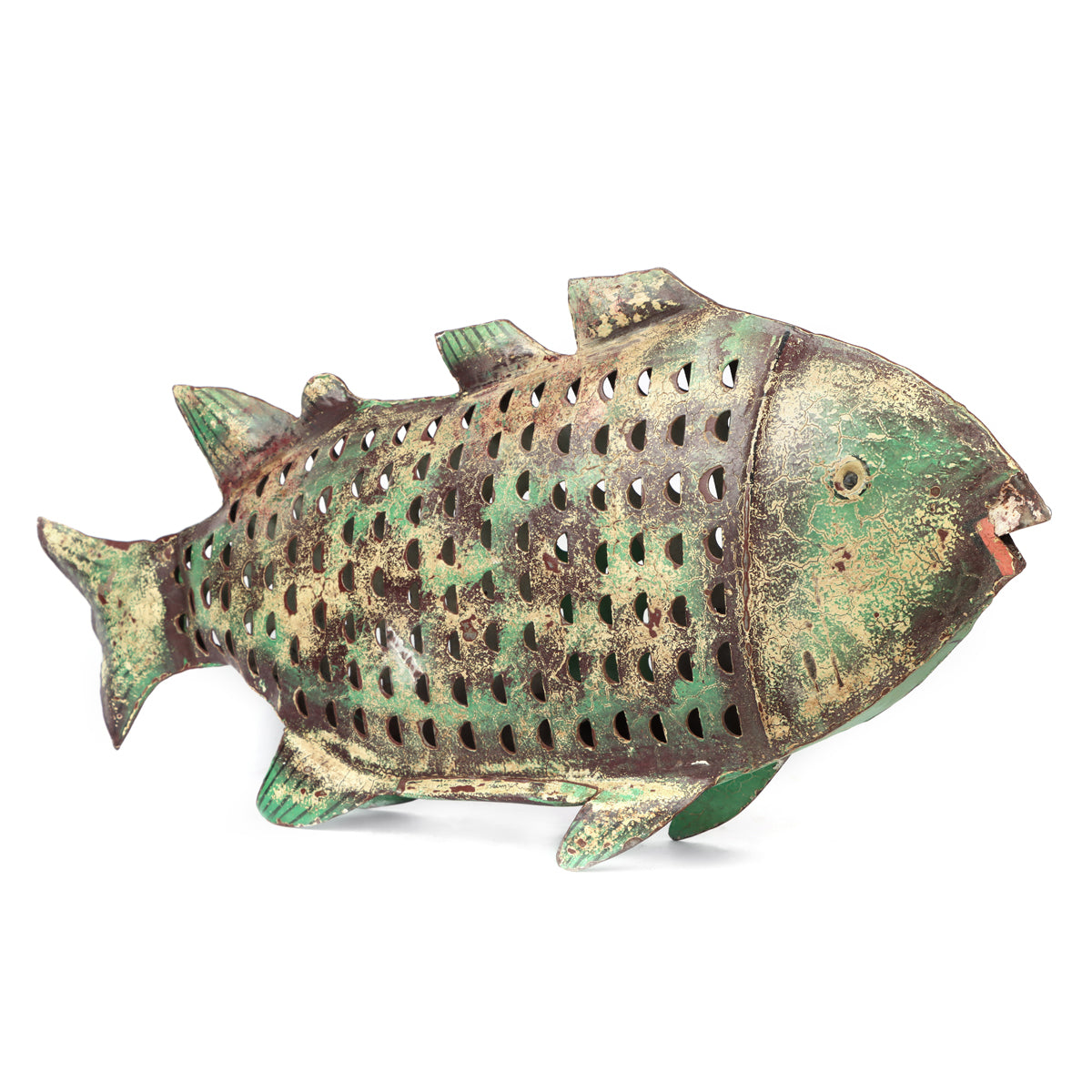 Metal Fish Candle Stand