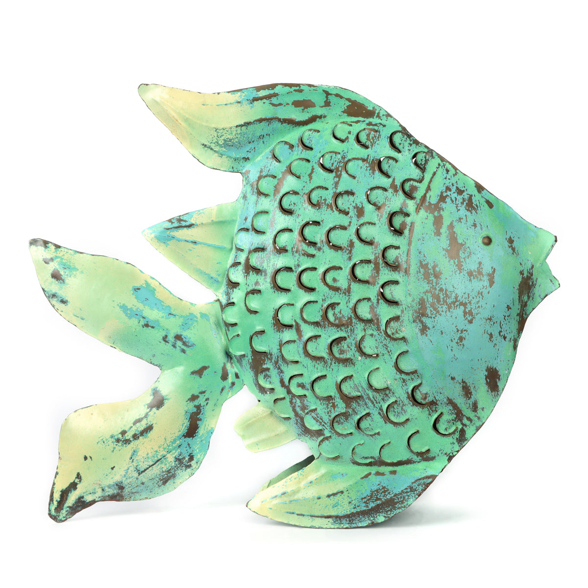 Metal Fish Candle stand