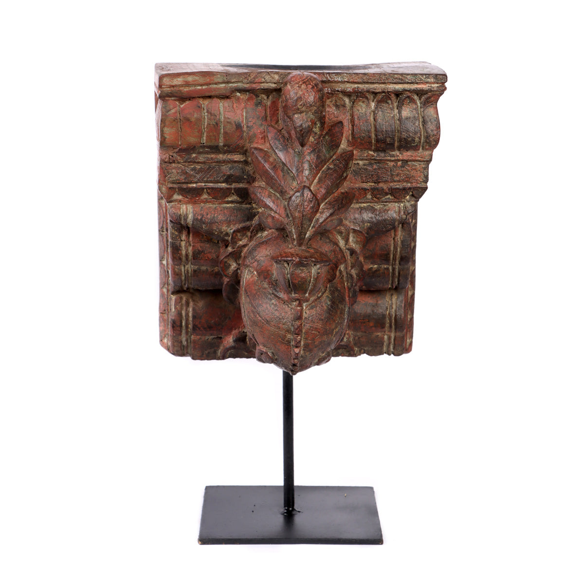 Vintage Carved Candle Stand