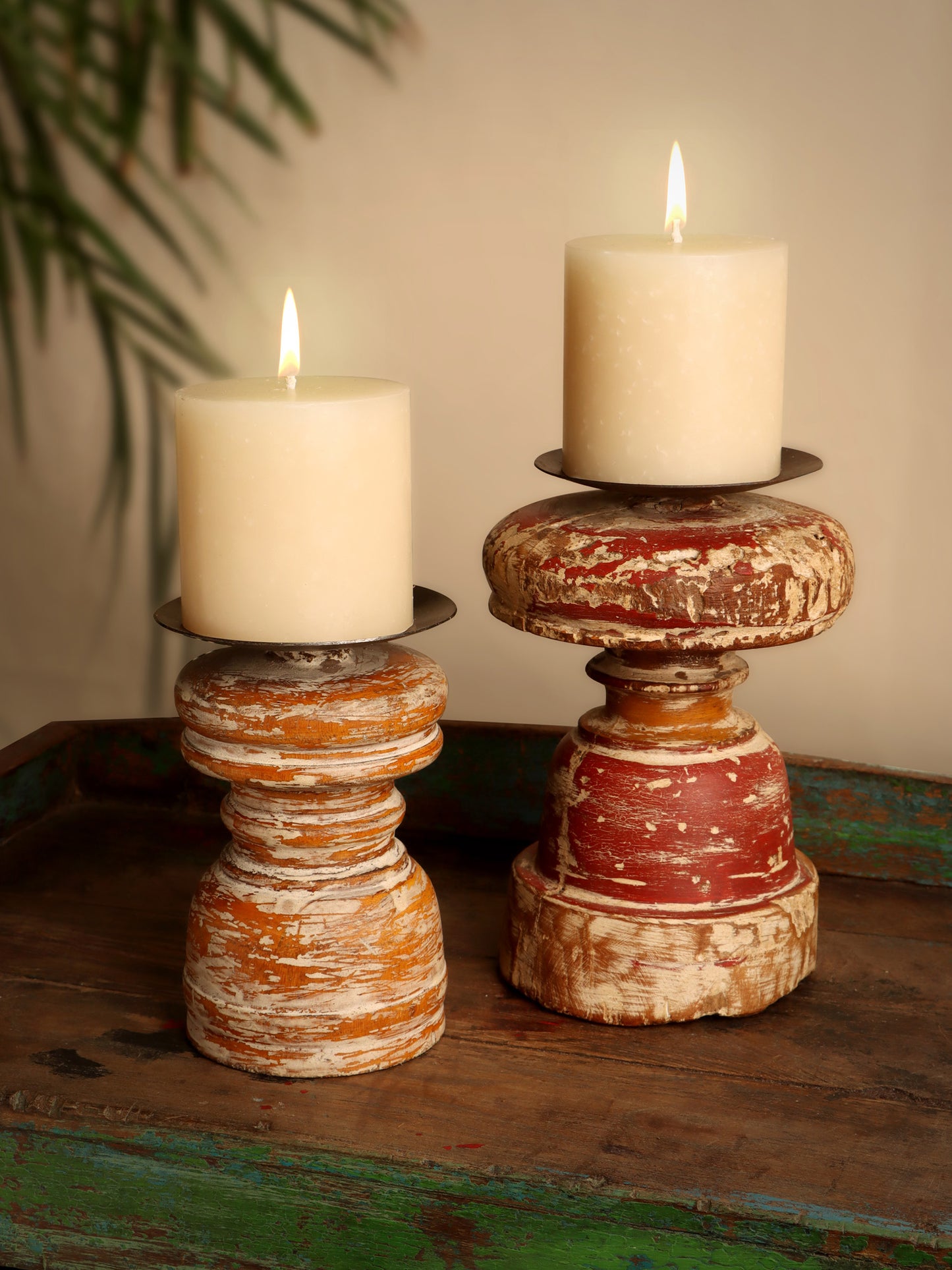 Worn Out Candle Stand