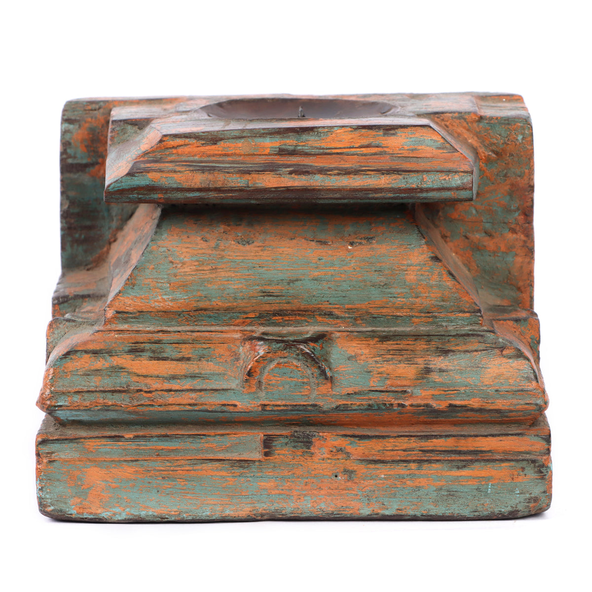 Vintage Carved Candle Stand