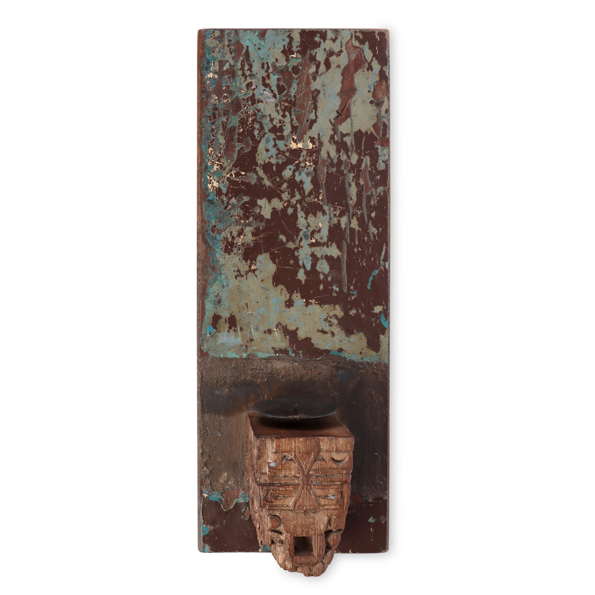 Weathered Wall Candle Holder