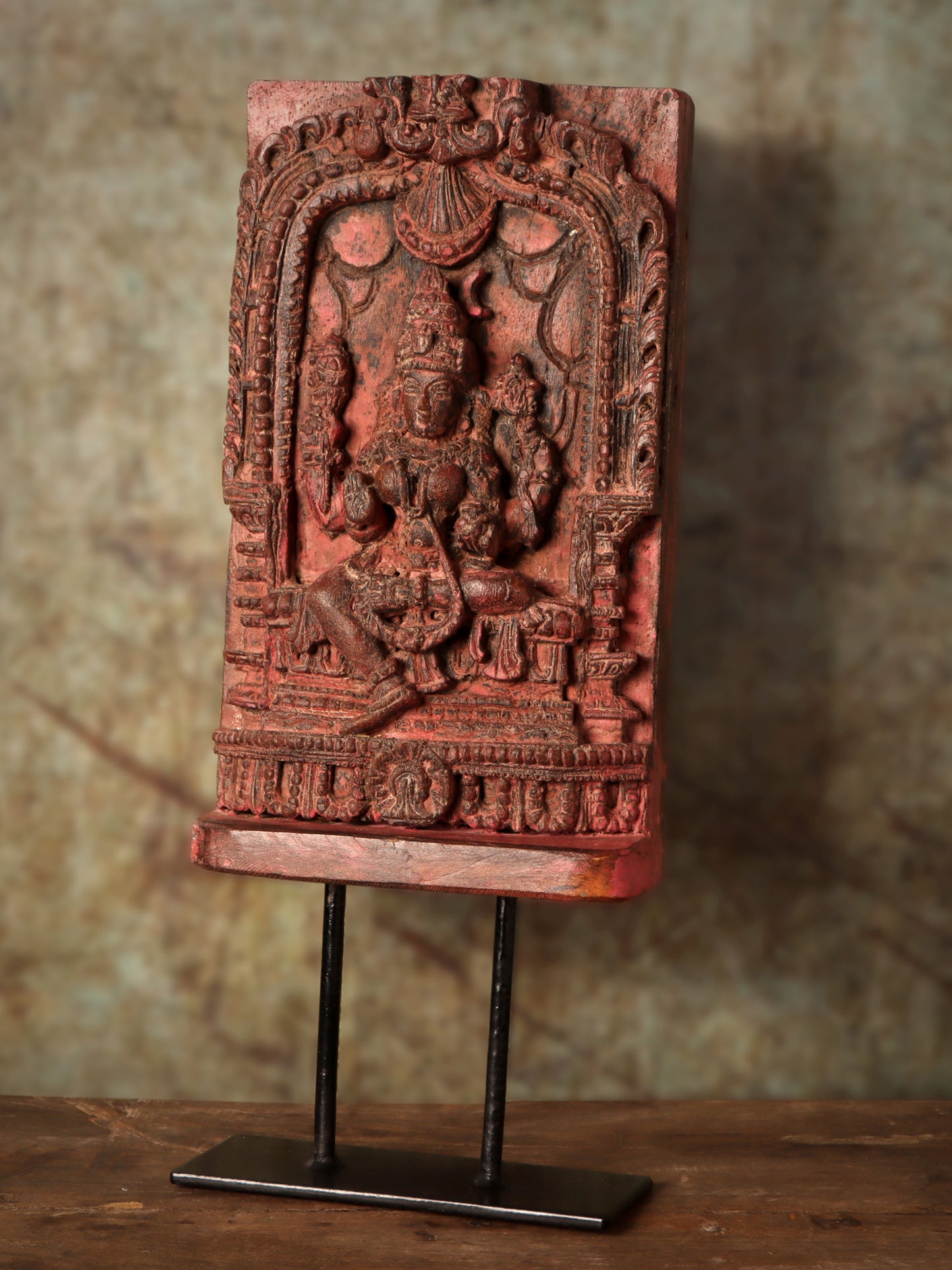 Carved Deity Laxmi