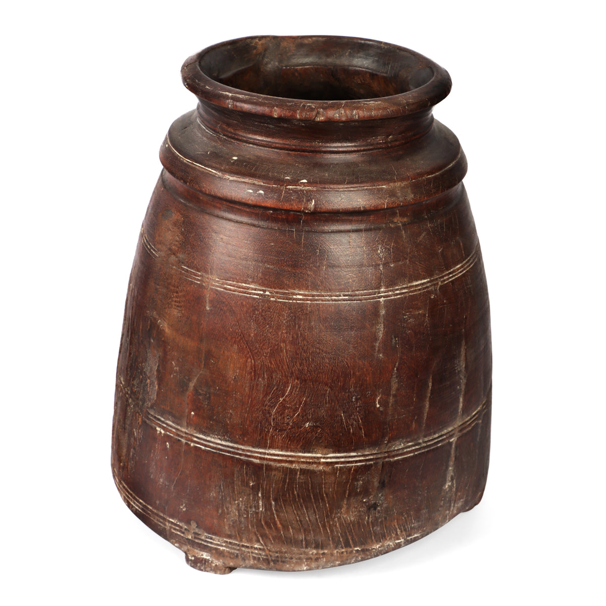 Vintage Wooden Pot