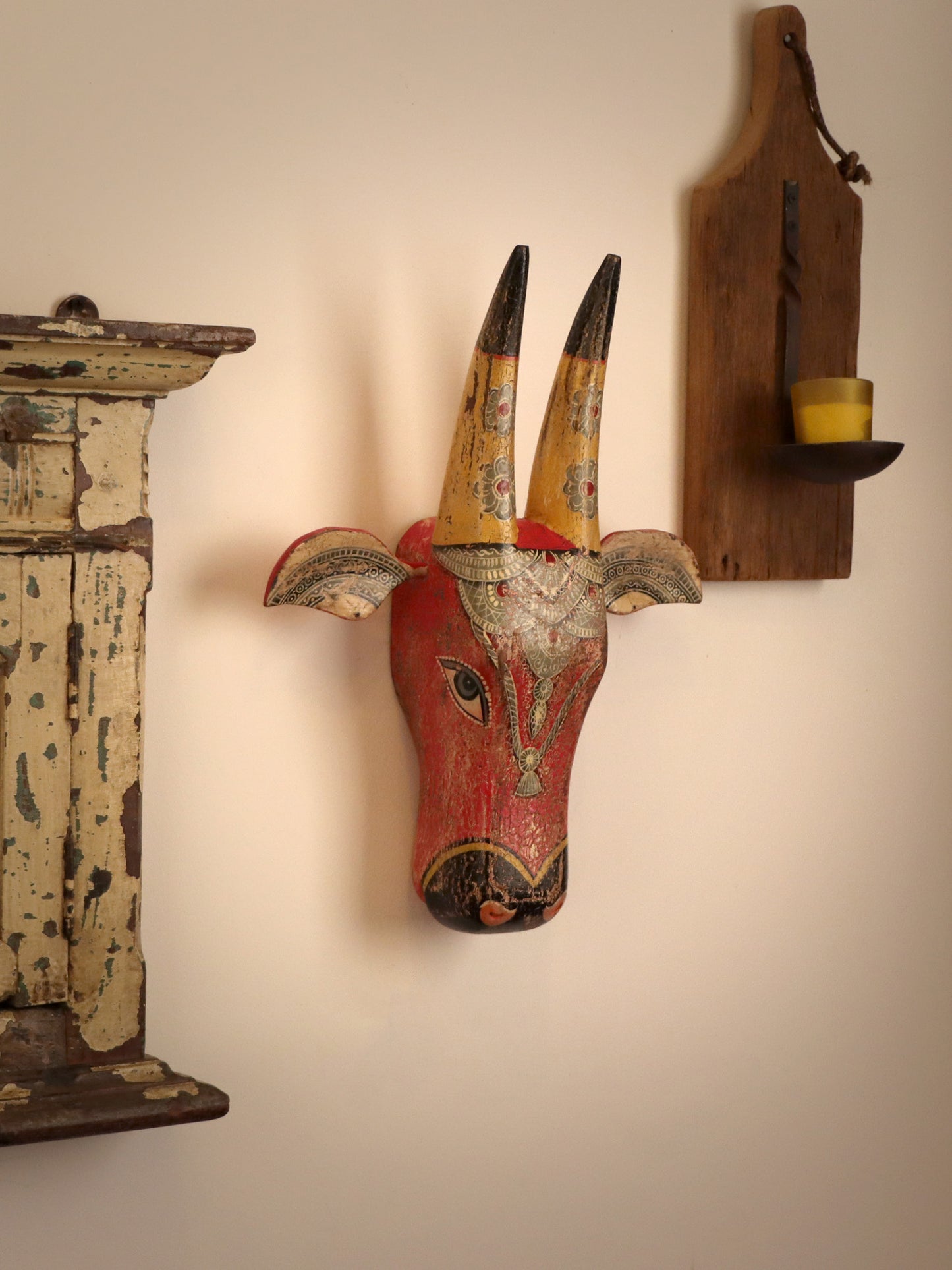 Rustic Cow Head
