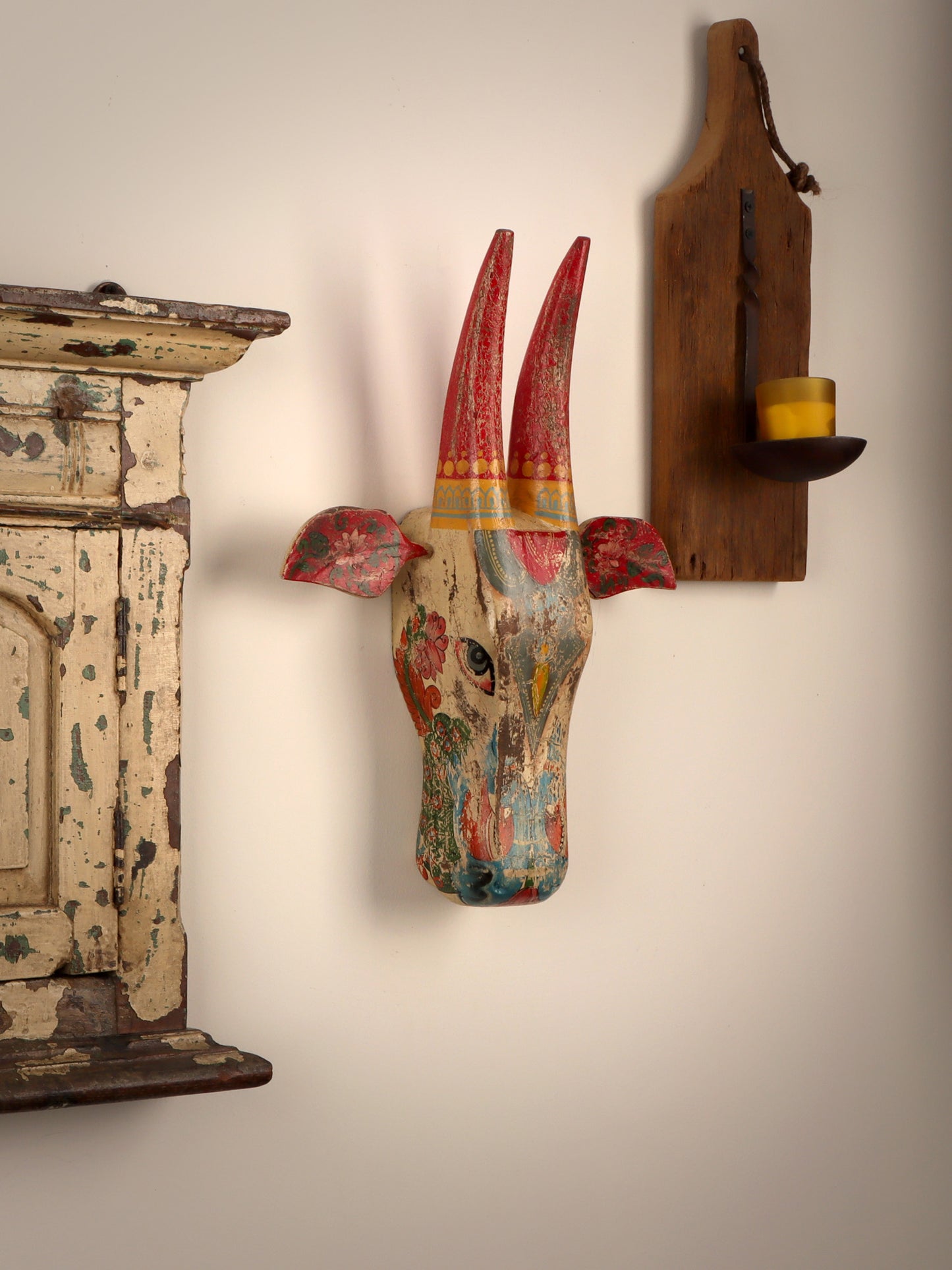 Rustic Cow Head