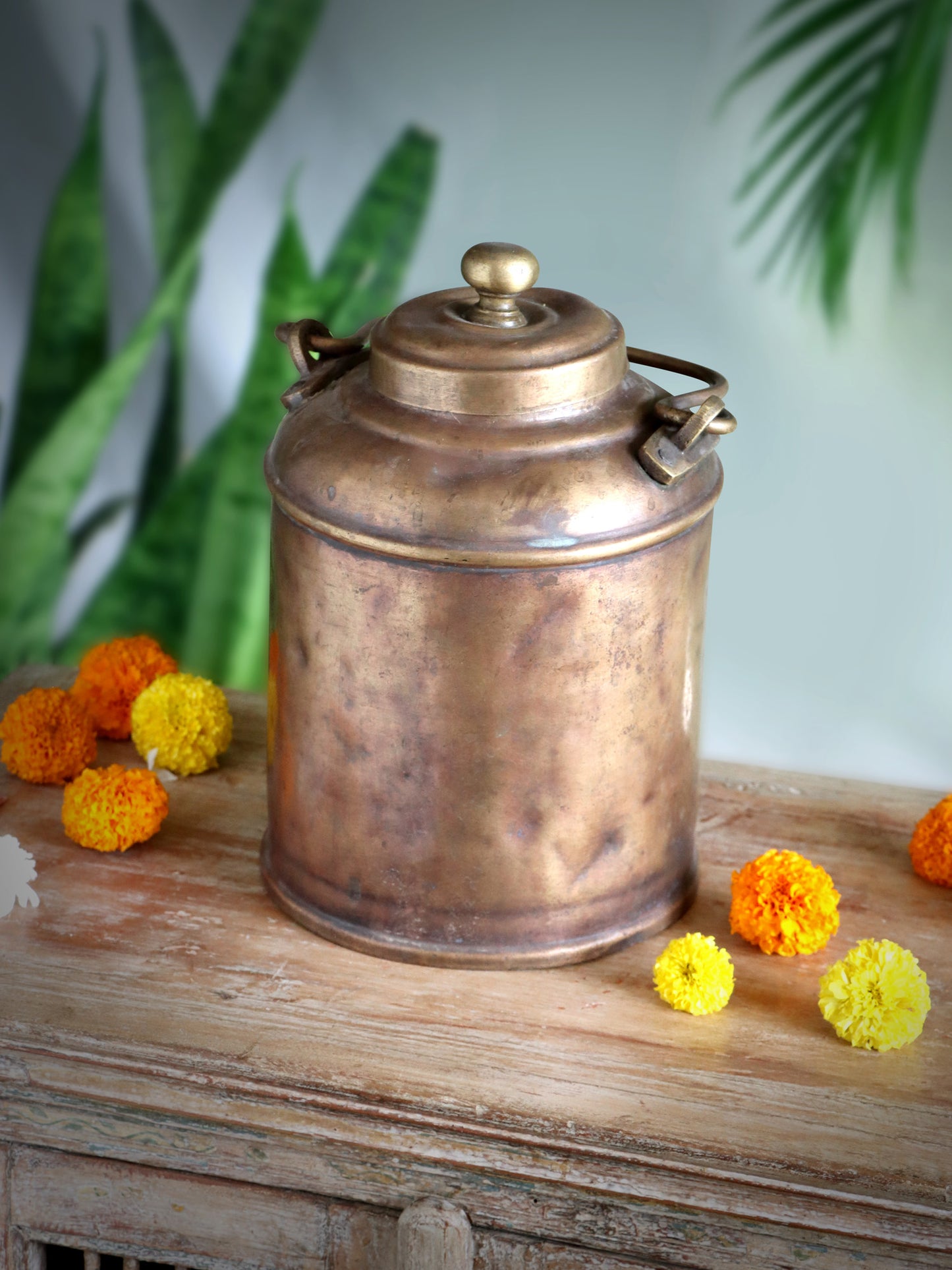 Brass Pot With Lid